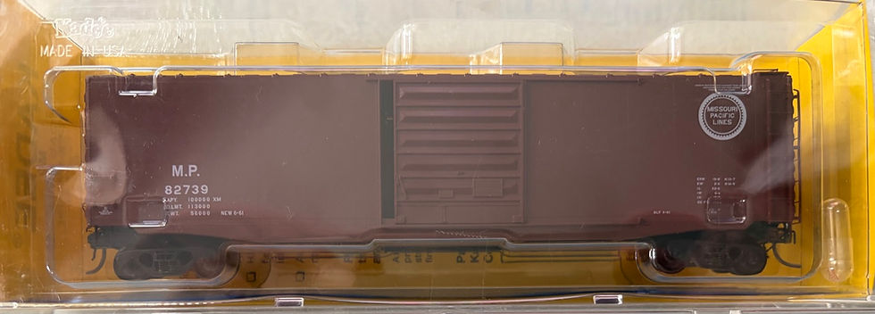 Thumbnail: Missouri Pacific  50'PS-1 8' dr Metal Box Car - Kadee 6102