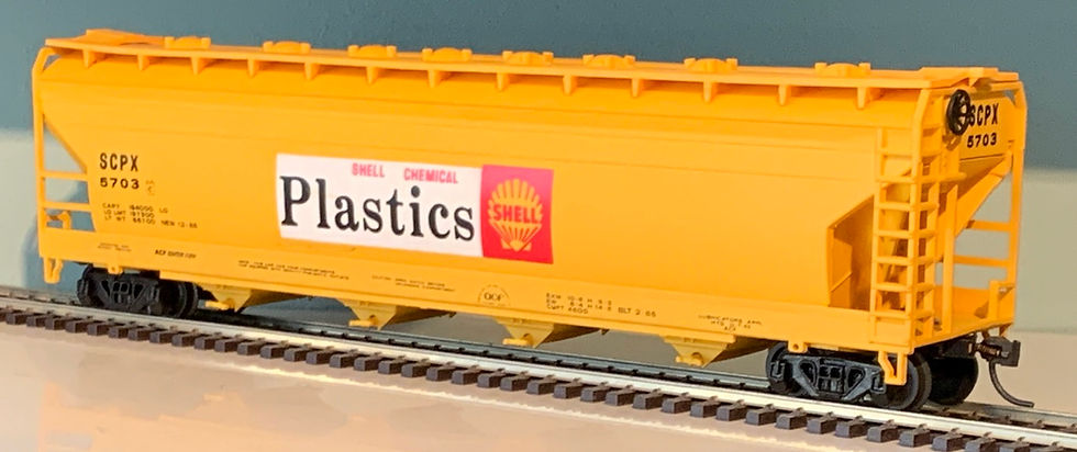 SHELL CHEMICALS  4 Bay Centre Flow Car HO