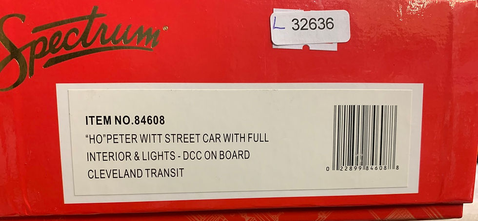 Thumbnail: Cleveland Transit - Street Car - Bachmann 84608  DCC HO