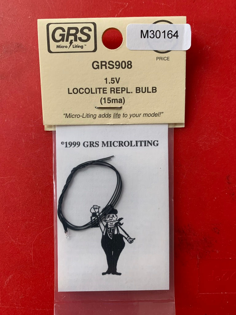GRS Micro Lighting - 1.5V Locolite Repl.Bulb (15ma)  GRS 908
