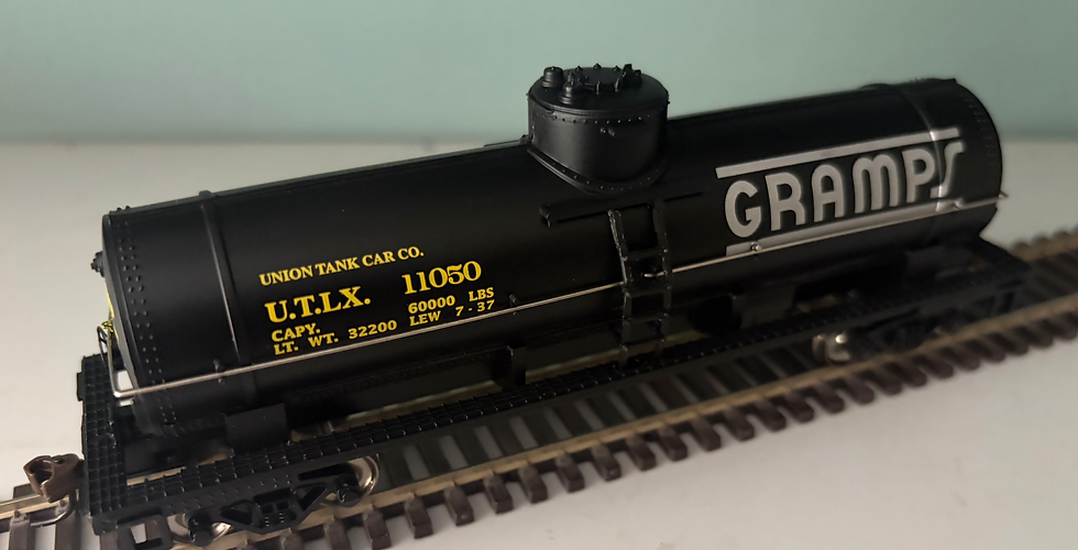 Thumbnail: GRAMPS - 40ft Single Dome Tank Car HO