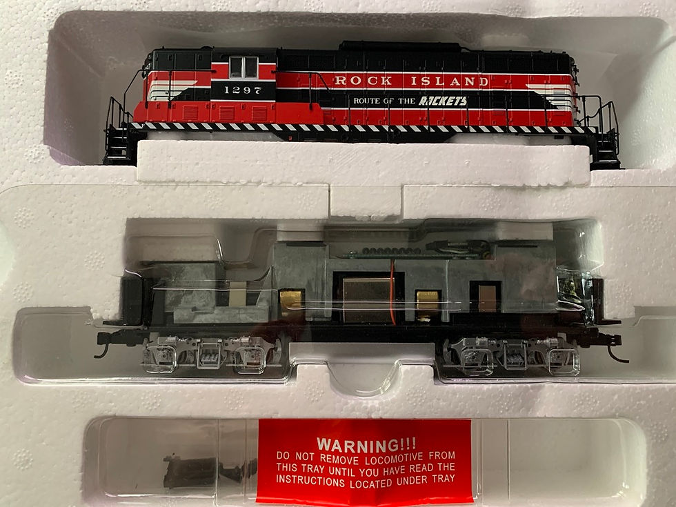 Rock Island EMD GP7 ph3 steam Generator  - Proto 2000  HO Scale