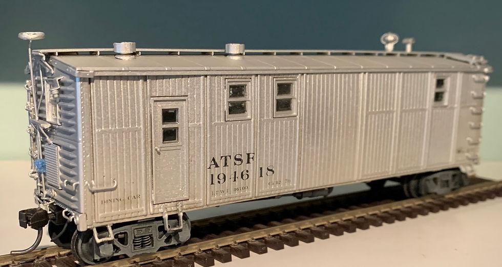 MOW - ATSF / Santa Fe - Dining Car - Pecos River 2737 - Brass