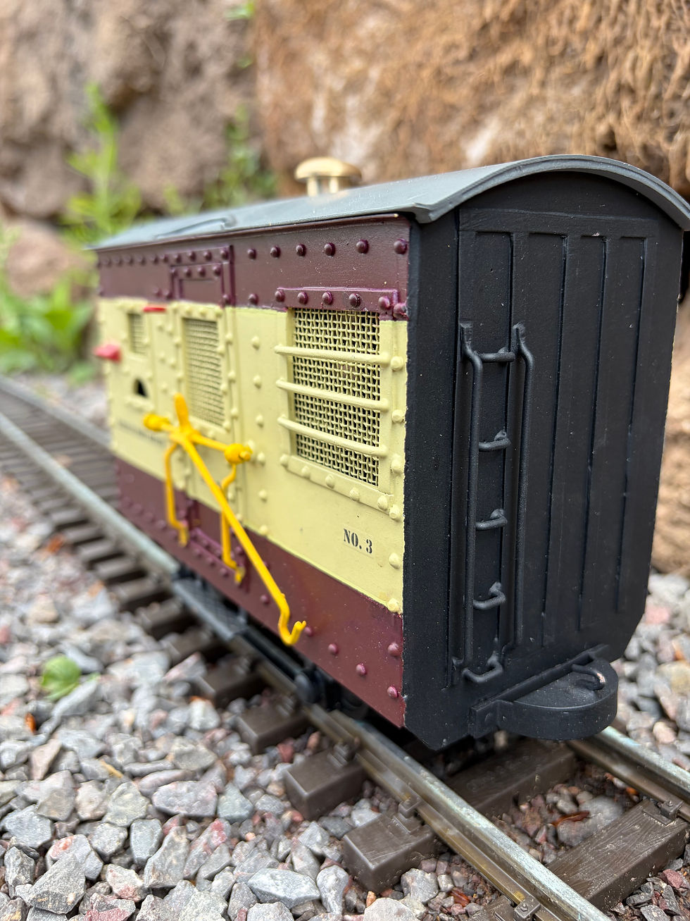 Thumbnail: 3 Car Set - 4 Wheel Coach & Post Office Van - Scale 16 mm / 1:19  SM32/45