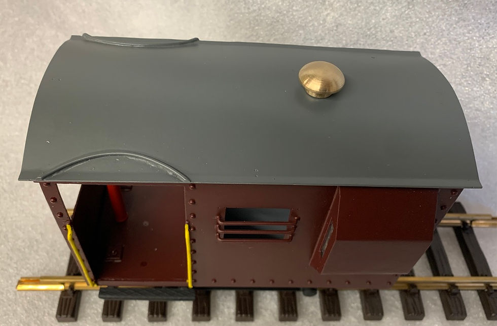 Thumbnail: Guard Brake Van - 4 Wheel  - Narrow Gauge - SM32/45.  1:19