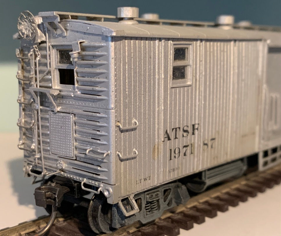 MOW - ATSF / Santa Fe - Tool Car - Pecos River 2733 - Brass
