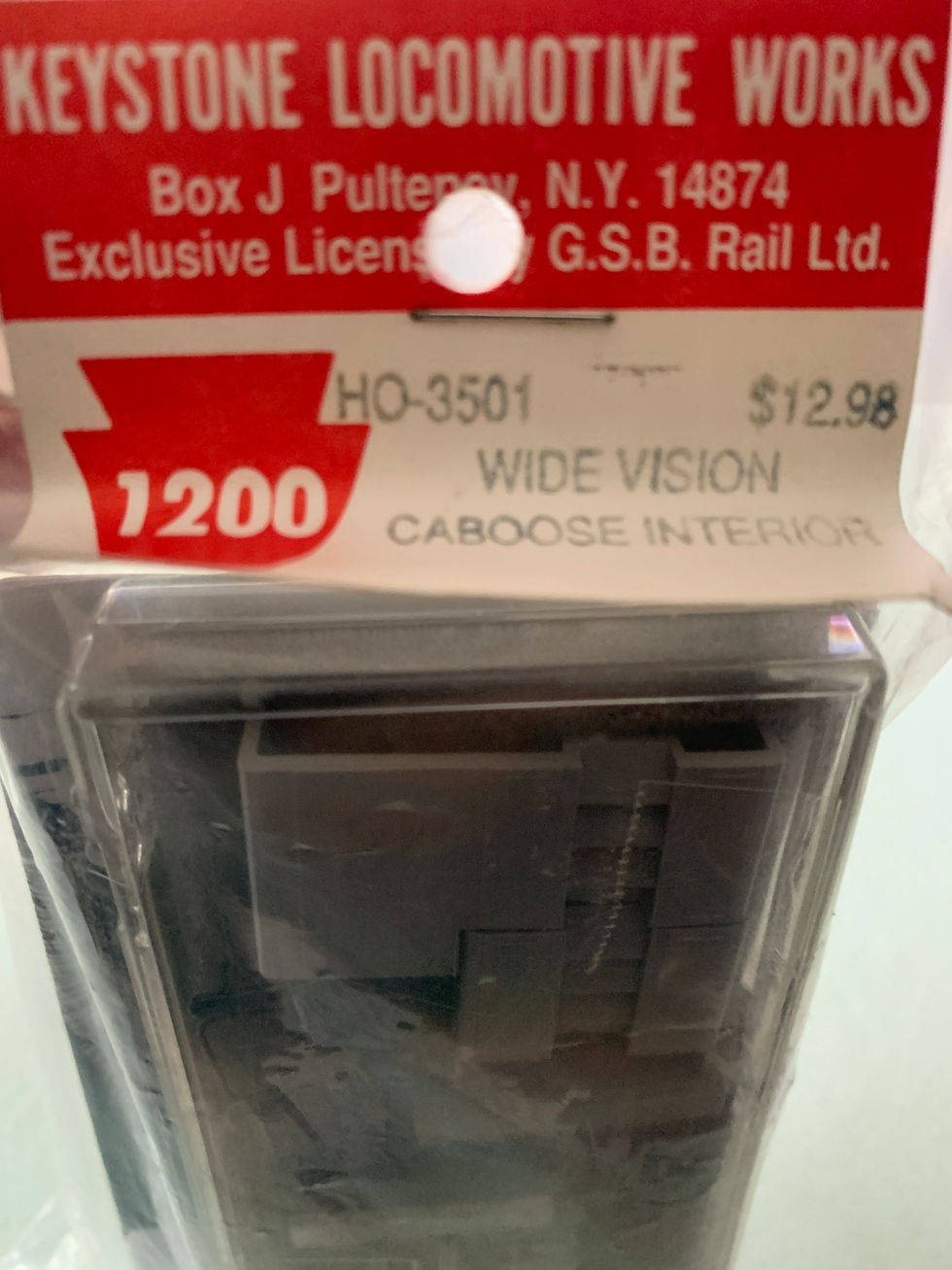 Wide Vision Caboose Interior   Keystone locomotive works 3501 - HO Parts