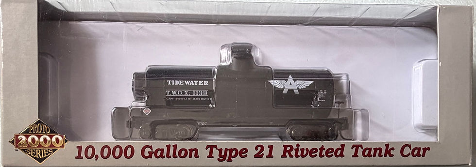 Thumbnail: TIDEWATER -  Type 21  Riveted Tank Car  - Proto 2000 23436