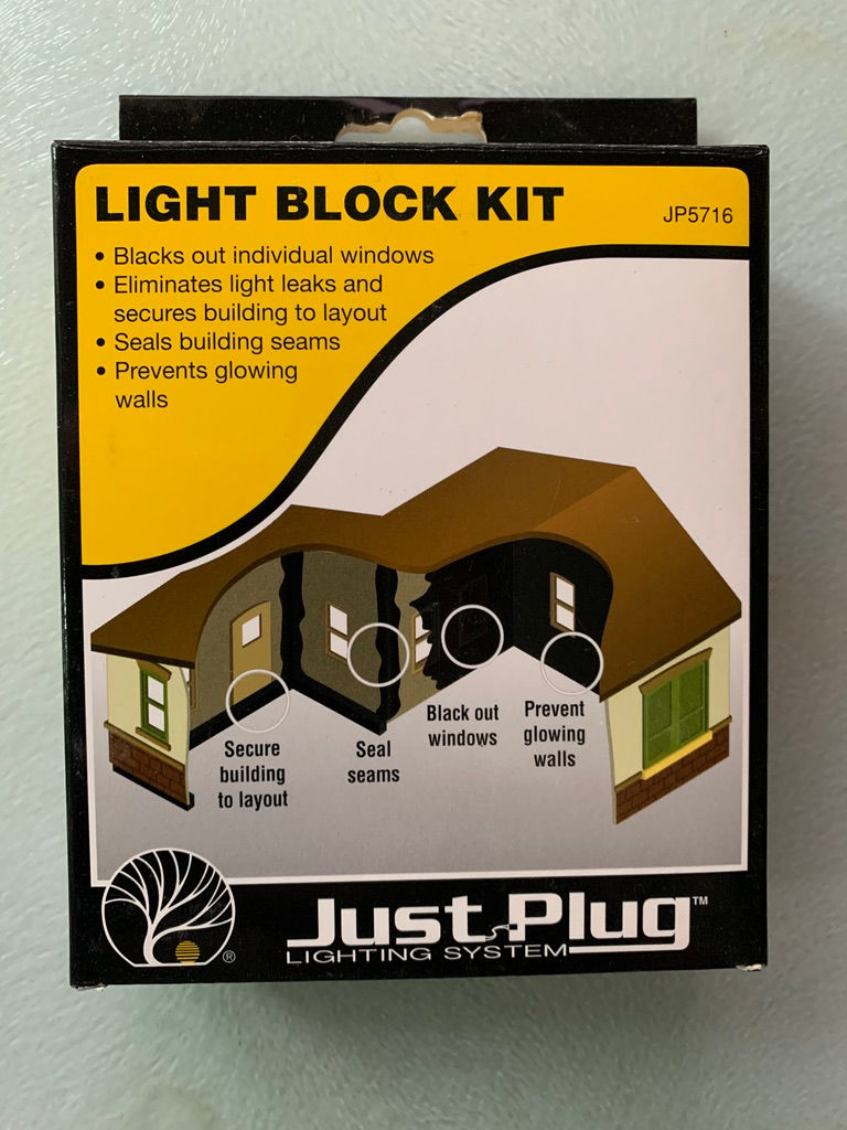 JP5716 -  light Block Kit   - JUST PLUG - Woodland Scenics