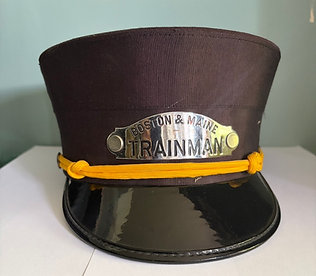 BOSTON & MAINE - TRAINMAN Visor Cap - Original - Black