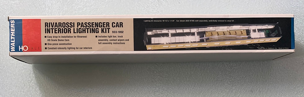 Rivarossi Passenger Car Interior Light Kit - Walthers 933-1052