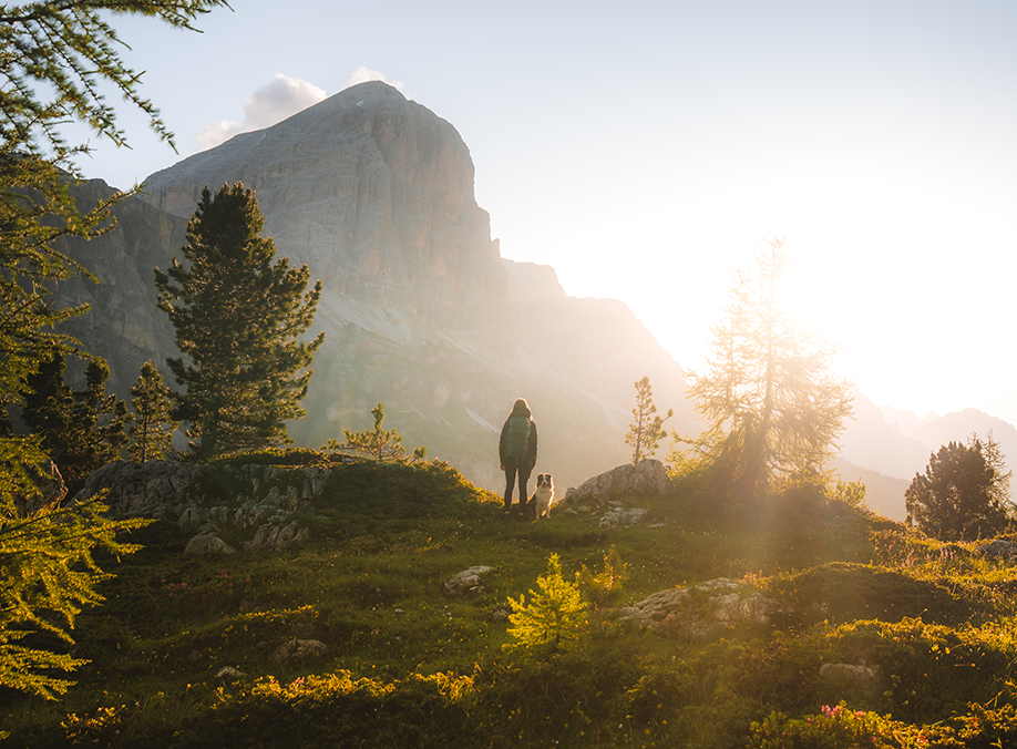 Cestování se psem do Dolomit