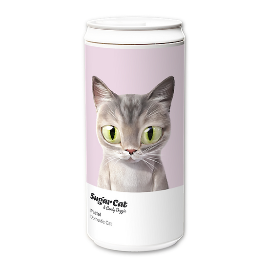 ECO Can 450ml_SugarCat CandyDoggie_Pastel the cat | holenga