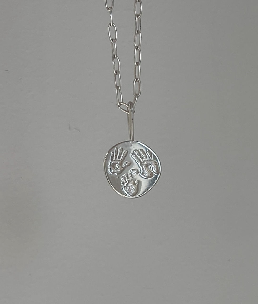 Thumbnail: Family Handprint Pebble