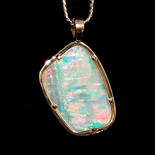 Thumbnail: Solid Crystal Opal Pendant
