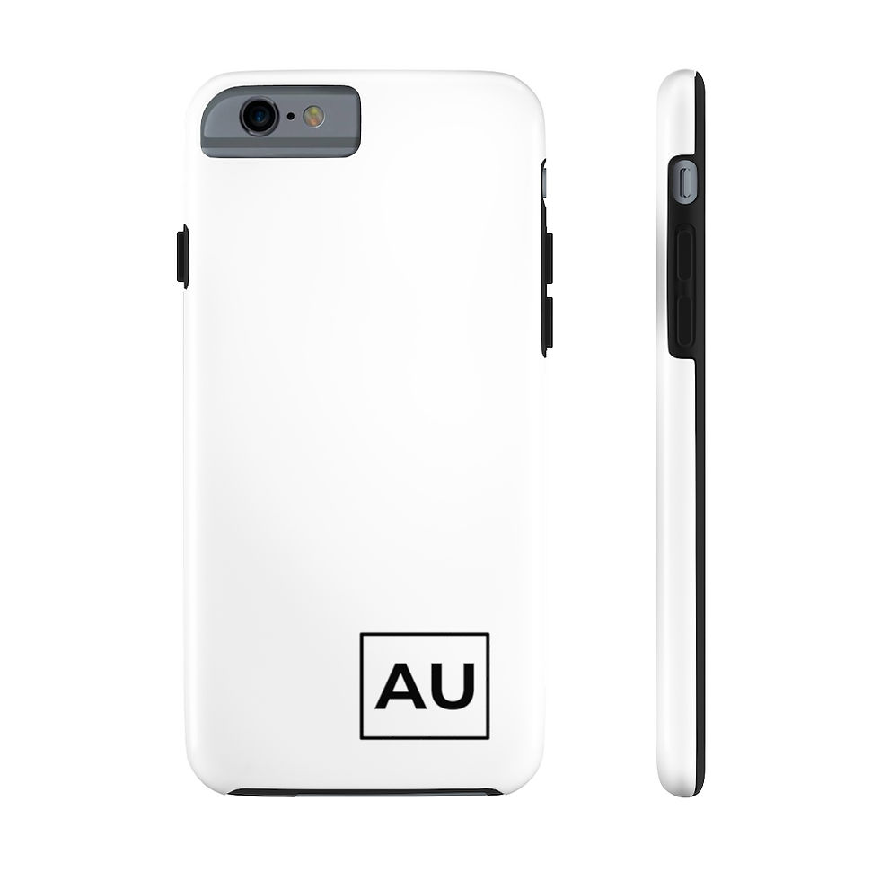Thumbnail: AU Minimalist Case Mate Tough Phone Case- White