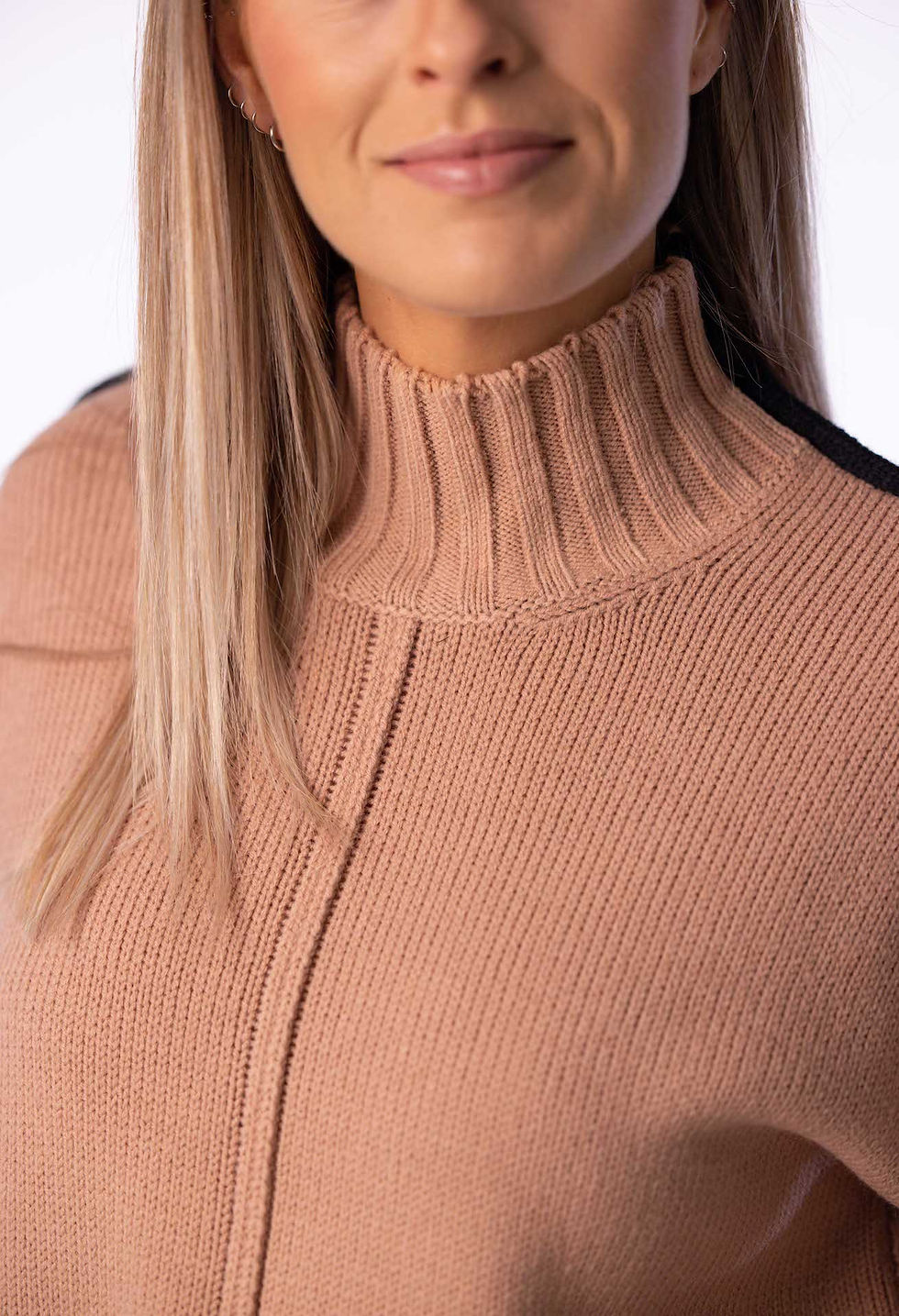 Miniature : Pull Mix Viscose Col roulé 	« Zoé »