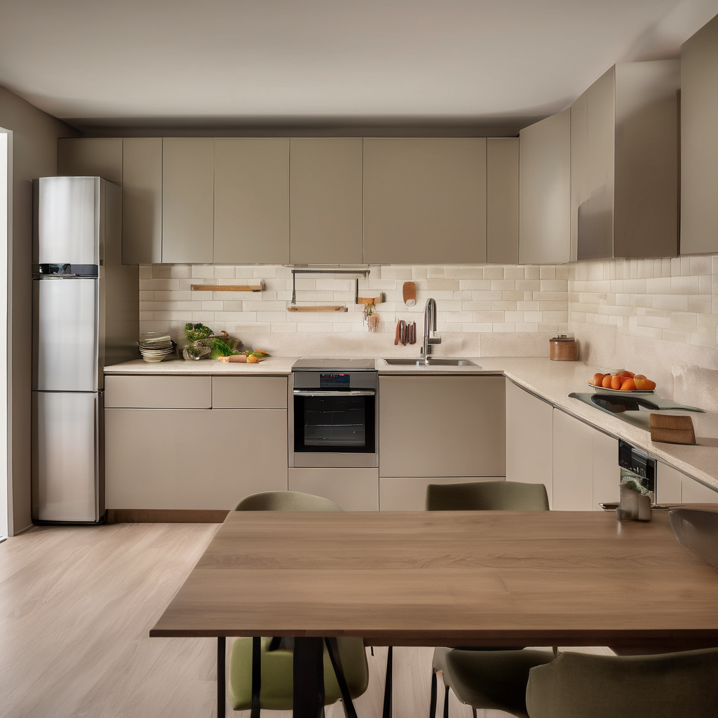 Arranged Food and Objects