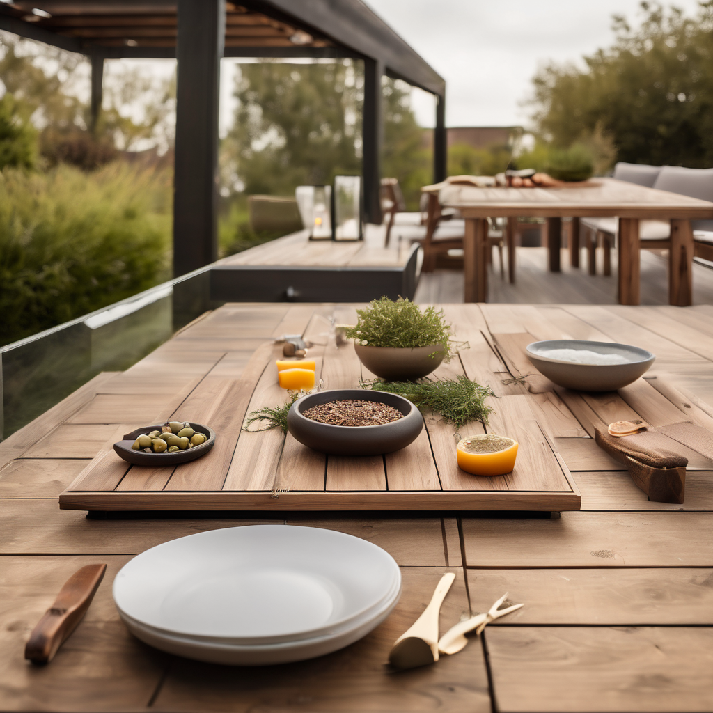 Arranged Food and Objects