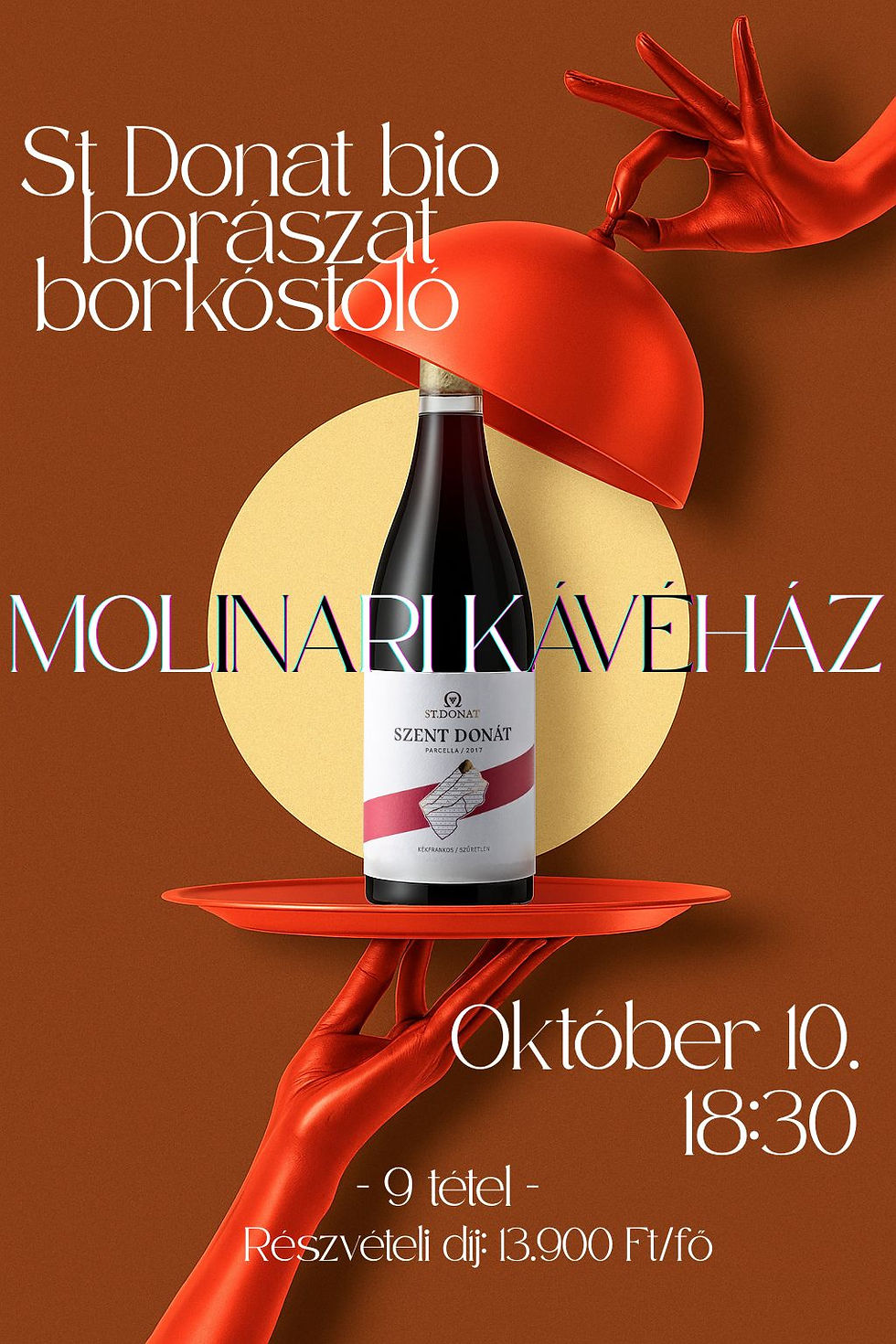 ST. DONAT Borkóstoló a Molinariban