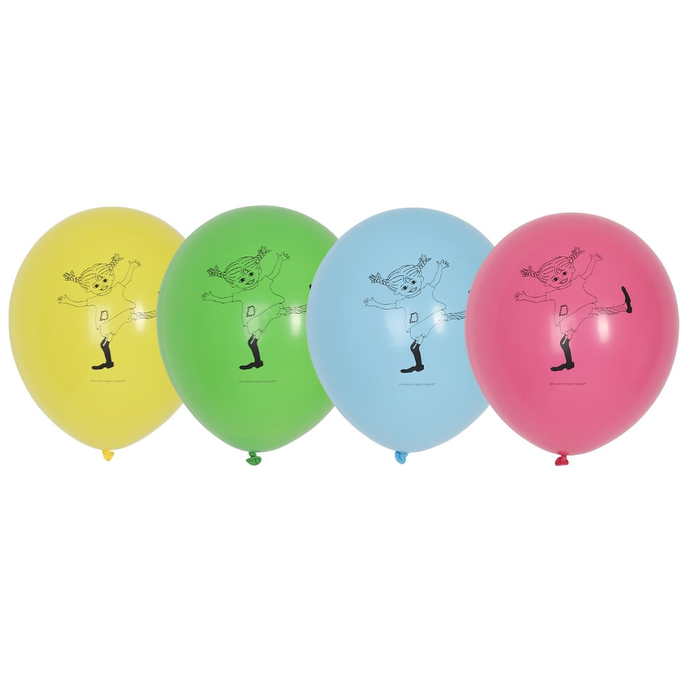Pippi Langstrømpe ballonger