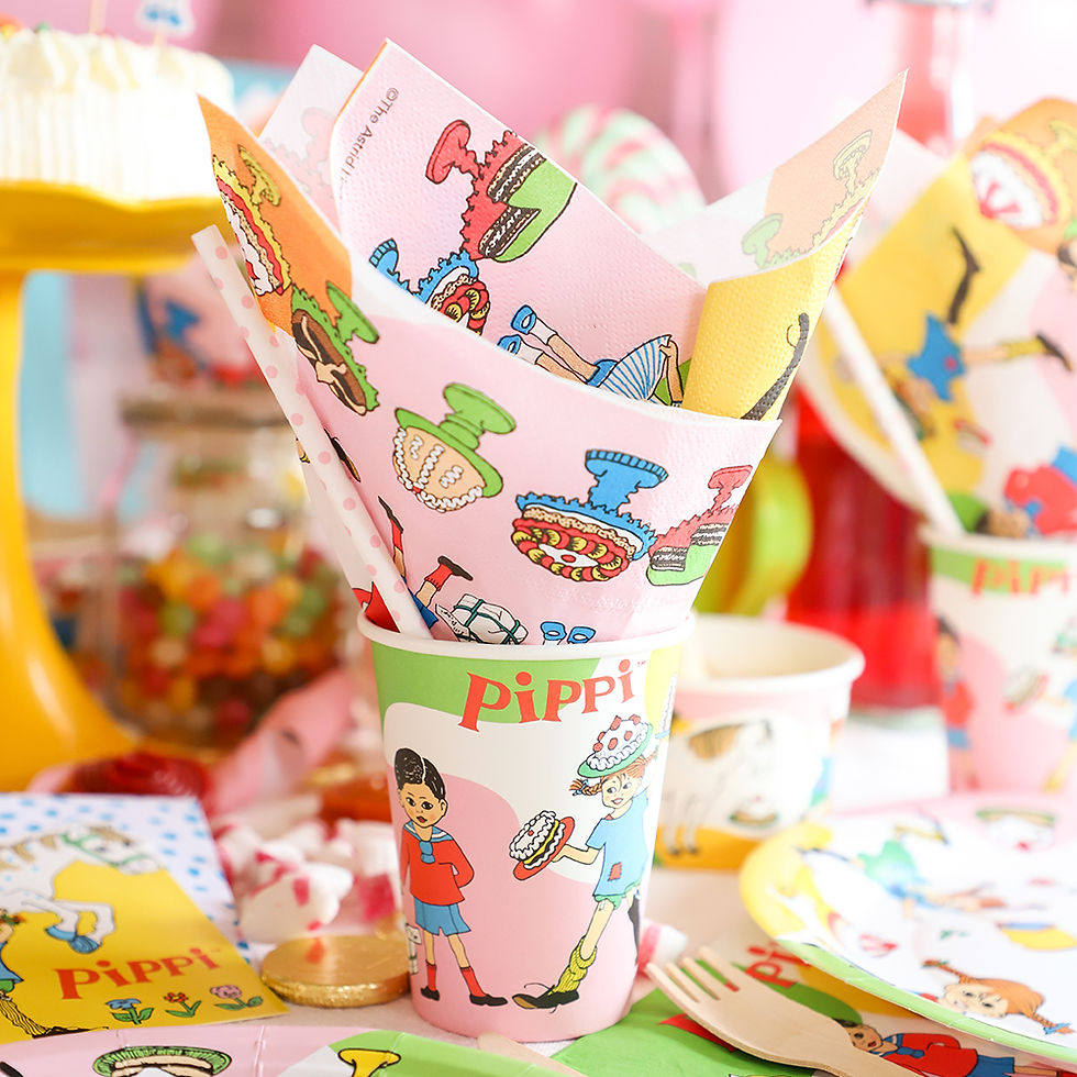 Pippi Langstrømpe pappkopp