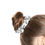Thumbnail: Scrunchie Hair Accessory WHITE