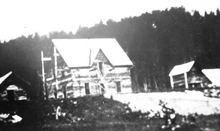 Le maison Huble en 1912.
