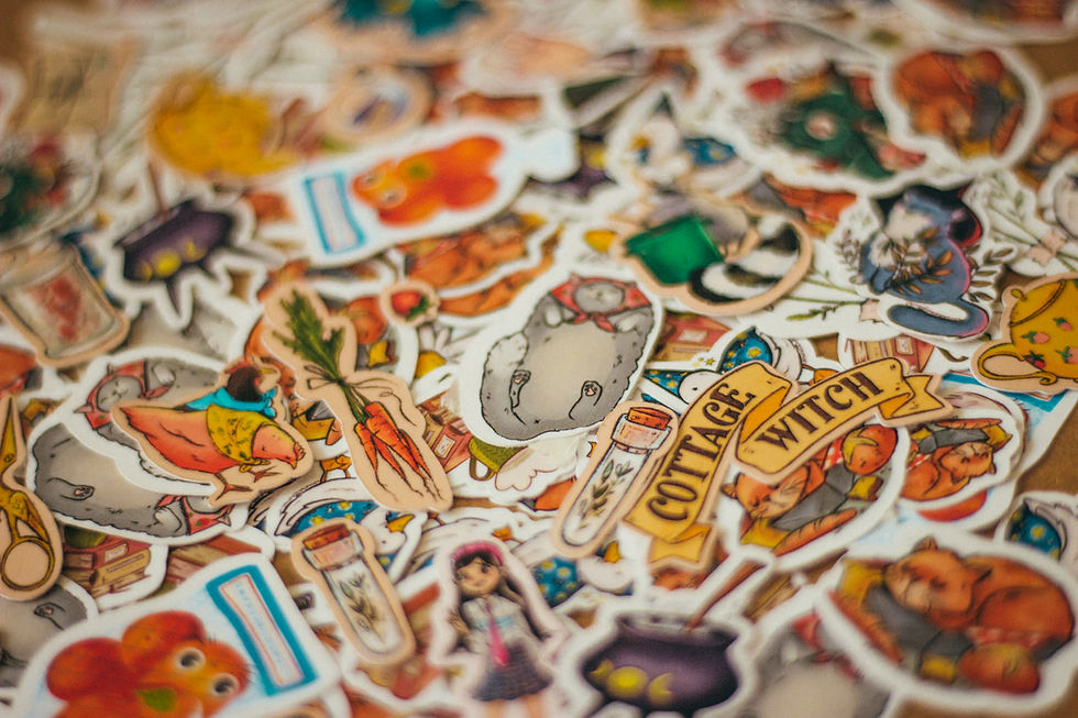 Thumbnail: A Scoop of 10 Mini Stickers!