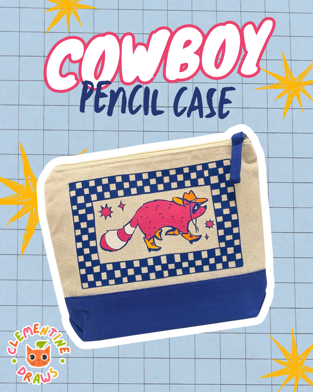 Cowboy Pencil Case