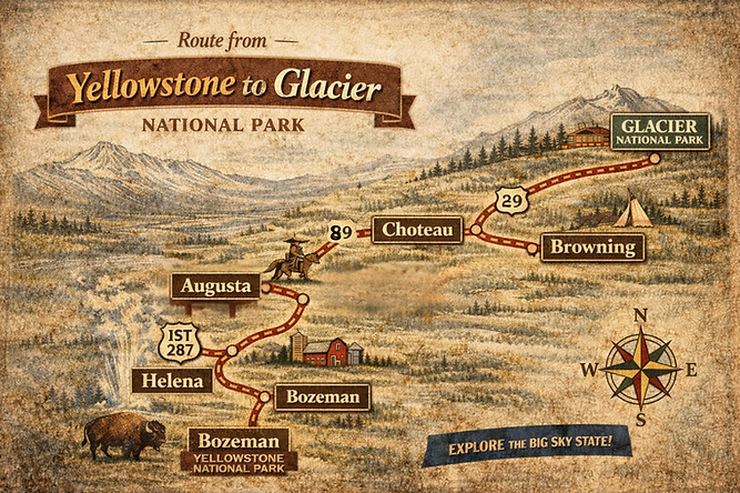Choteau Road to Glacier