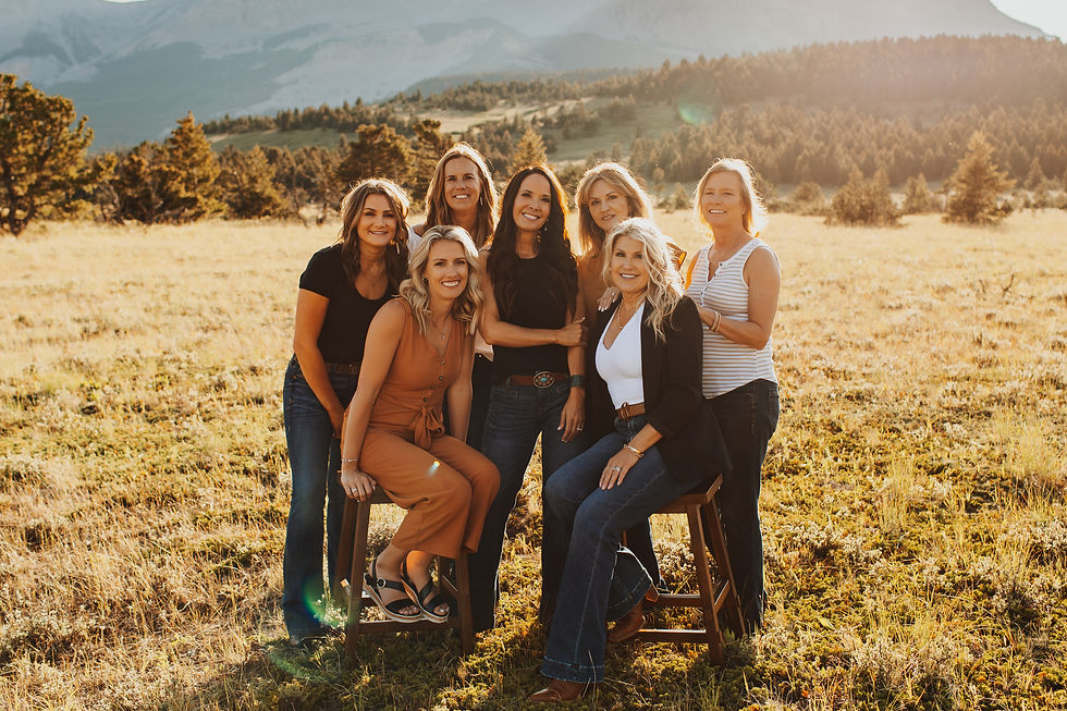 The Front Agency team: Sierra, Helen, Jennifer, Jen, Mary Ann, Tasha and Deanna.