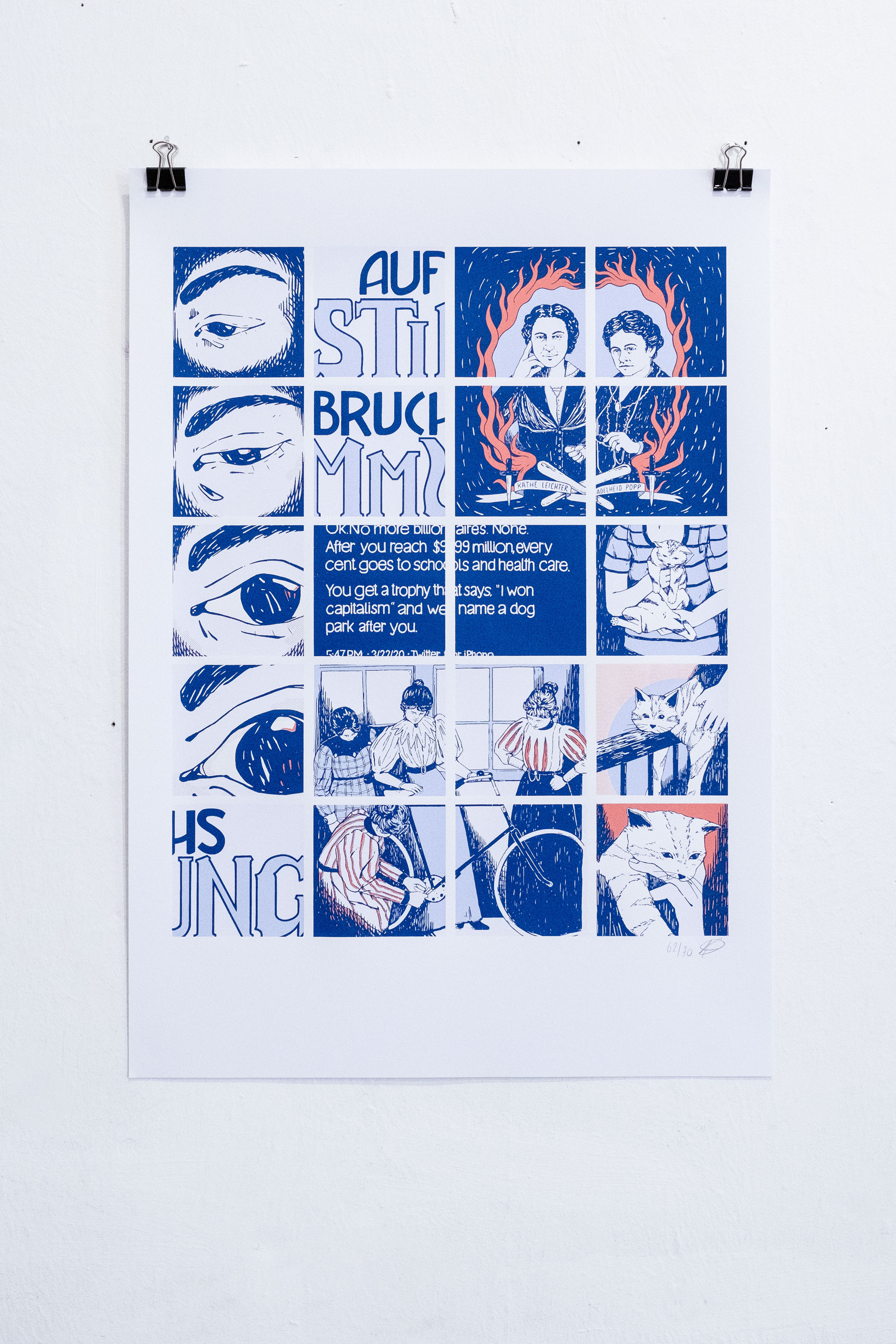 "Aufbruchsstimmung" A2 Screenprint