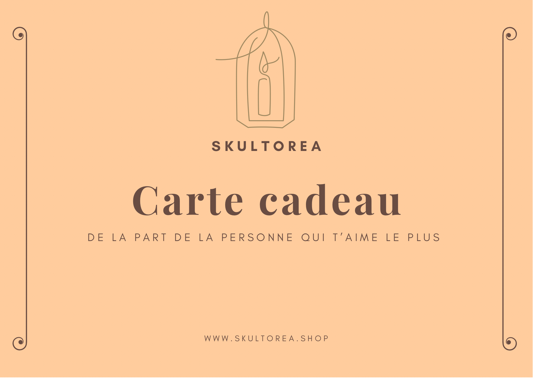 Carte Cadeau Bougie bien être tout pour la maison