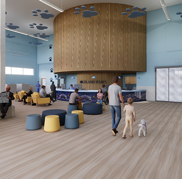 Vet Lobby Rendering with People.png
