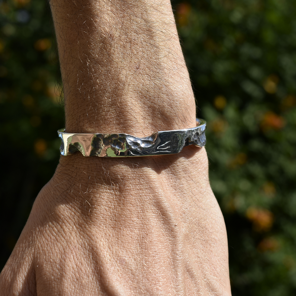 Thumbnail: Rustic Silver Cuff | Scoria