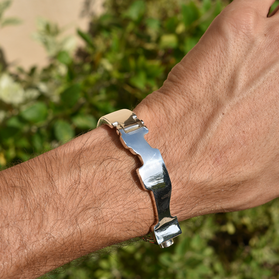 Thumbnail: Bracelet with Hinge And Screw Lock