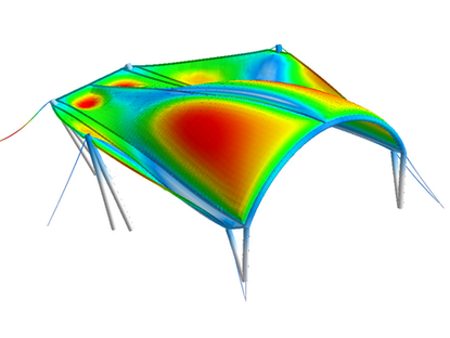 CAE&Design: Analisi FEM di una tensostruttura