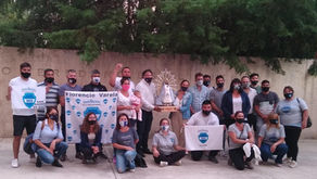 La UNCB acompañó la llegada de la Virgen de Luján a la histórica Quinta 17 de Octubre de San Vicente