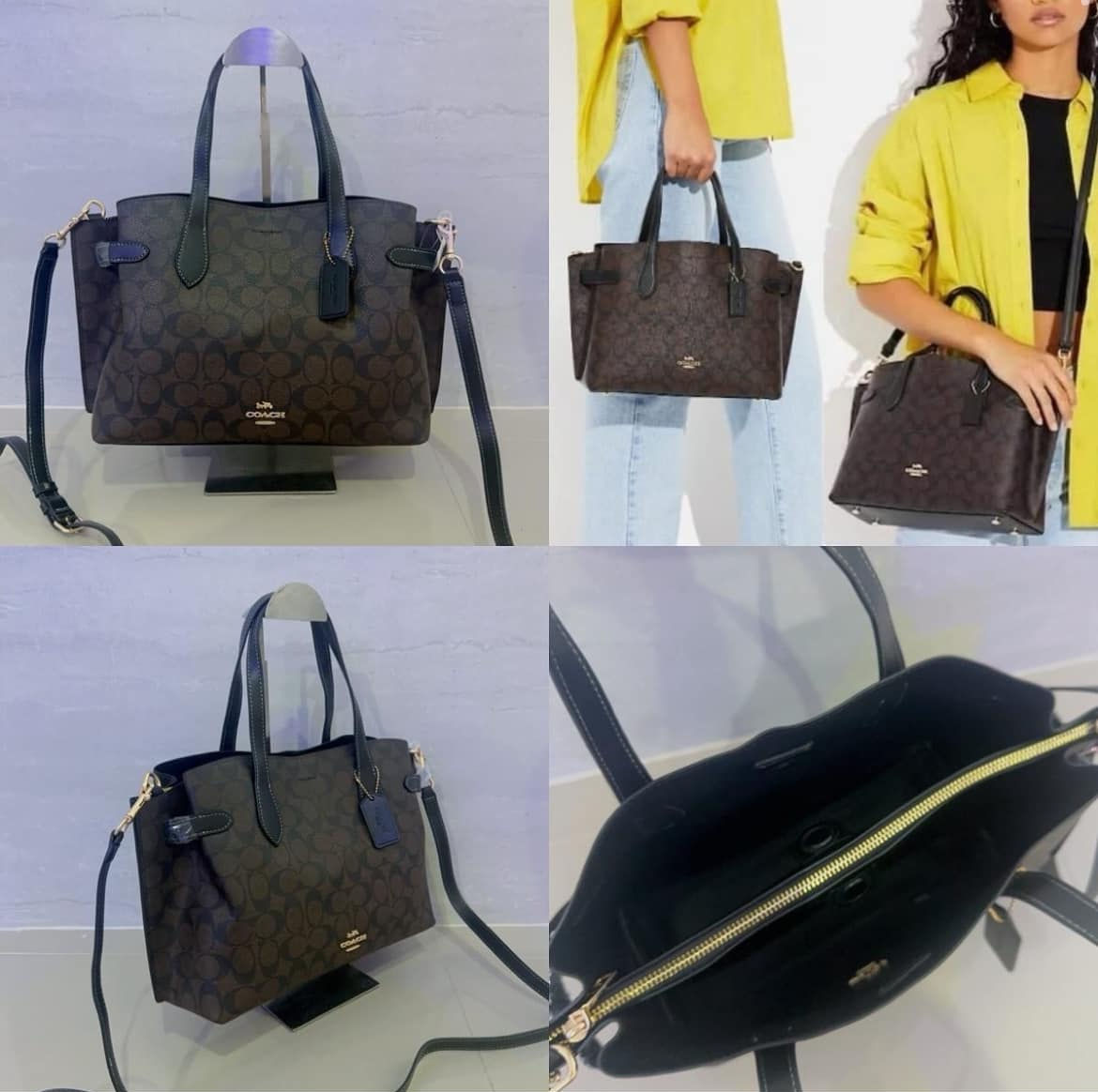 Coach CH542 Hanna Carryall Bag In Signature Canvas