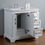 Thumbnail: Ariane 36" White Single Vanity Single Sink
