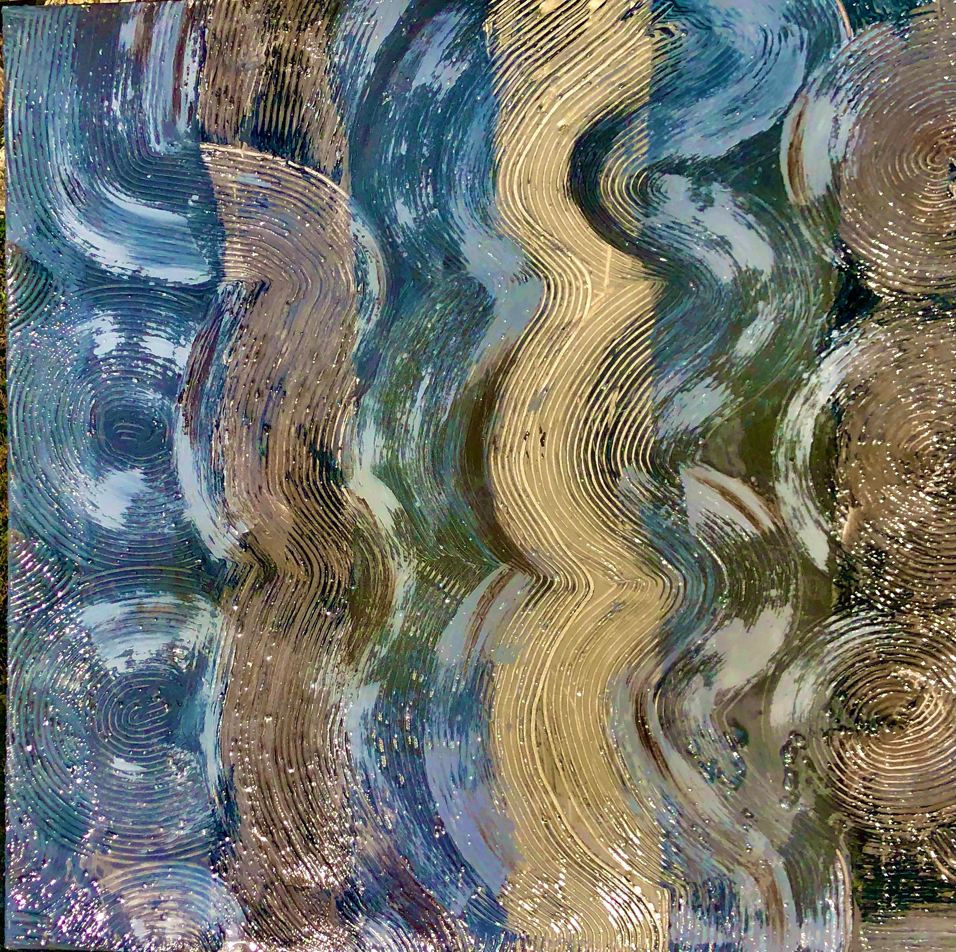 Spirit of the Past.        (80 x 80 cm)