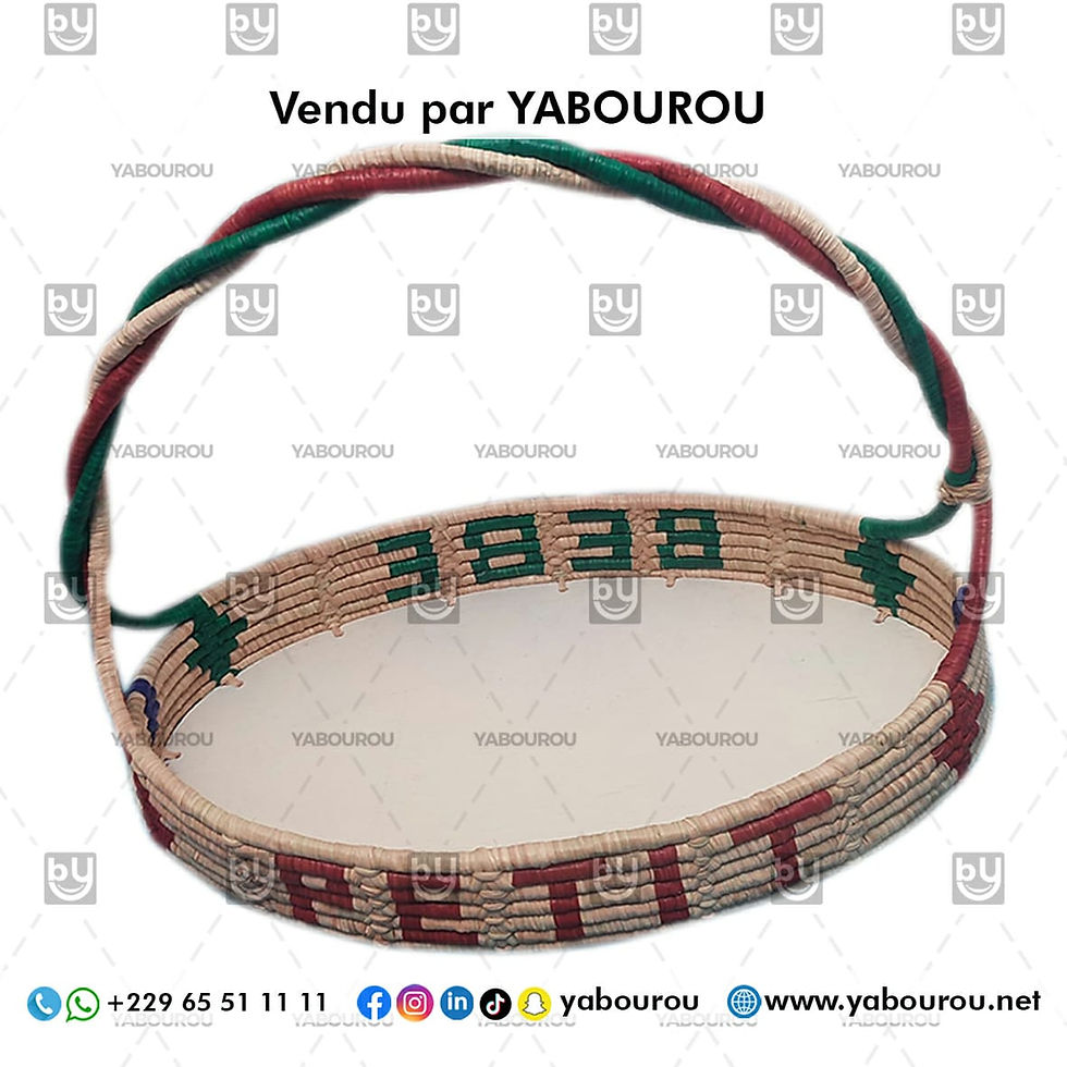 Miniature : PANIER TISSÉ EN RAPHIA NATUREL