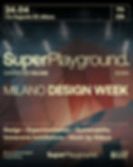 Superplayground x BISS — Milano Design Week 2026