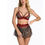 Miniature : LINGERIE 3 PIÈCES EN DENTELLE (SOUTIEN-GORGE, CULOTTE EN MAILLE ET MINI-JUPE)