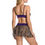 Miniature : LINGERIE 3 PIÈCES EN DENTELLE (SOUTIEN-GORGE, CULOTTE EN MAILLE ET MINI-JUPE)