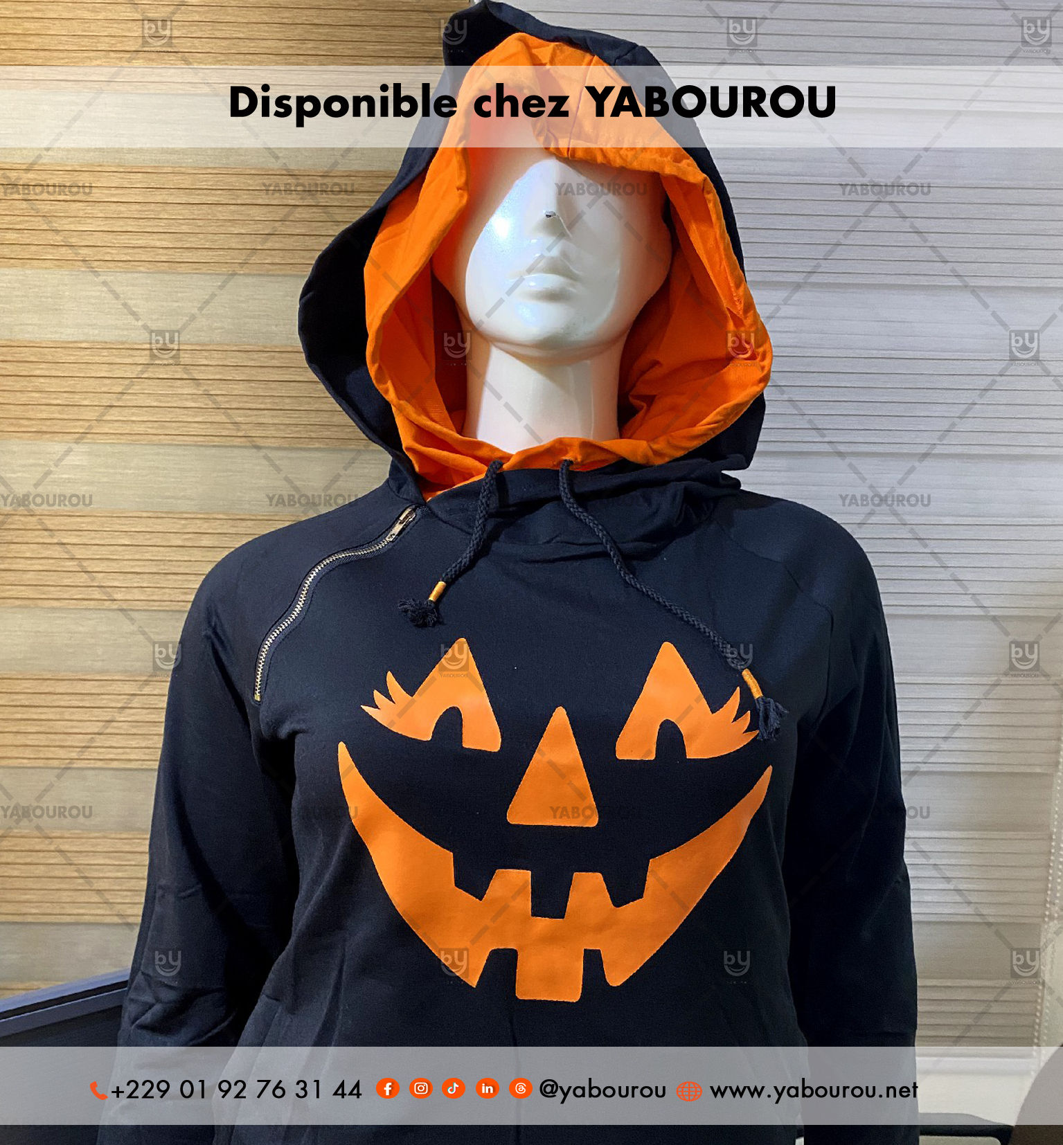 SWEAT-SHIRT A CAPUCHE POUR ADULTE