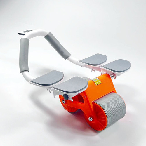 Roue Abdominale MaxBéton V2 - Ab Roller Avec Rebond Automatique Et Support De Coude - Double Roue Extra-large Pour Stabilité Maximale - Idéal Abdos Et Gainage