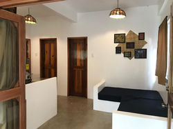 Bright interior hallway