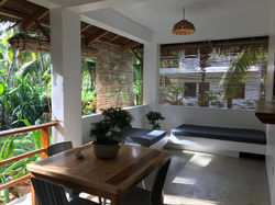 Patio seating area
